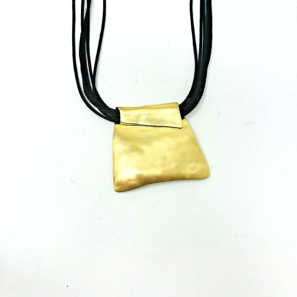 Chicos Necklace Lot of 4 Modern Costume Jewelry 2 Long 1 Bib 1 Statement - Picture 7 of 15